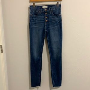 Madewell 9” Midrise Skinny Jeans